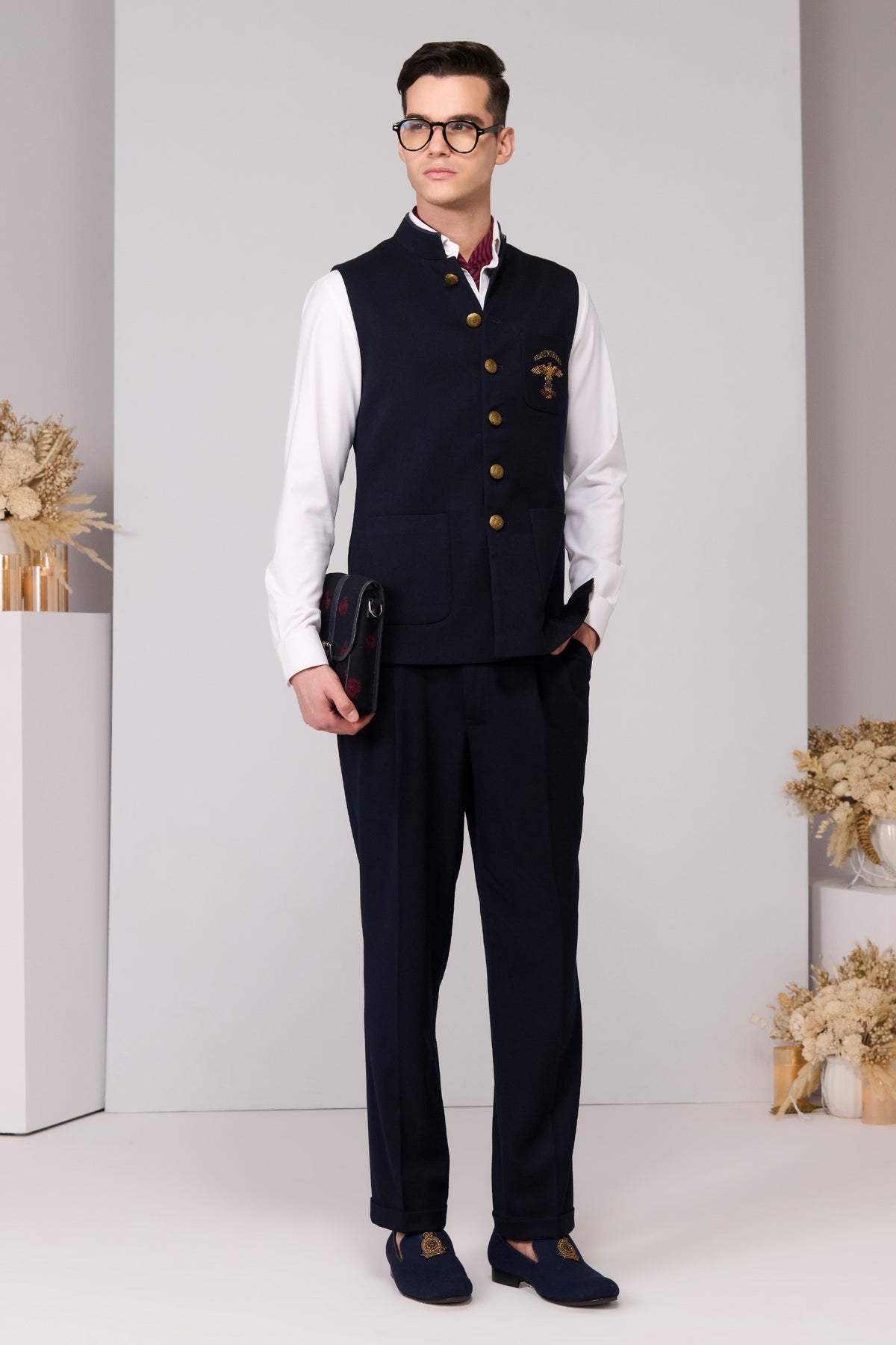 Regal Navy Waistcoat