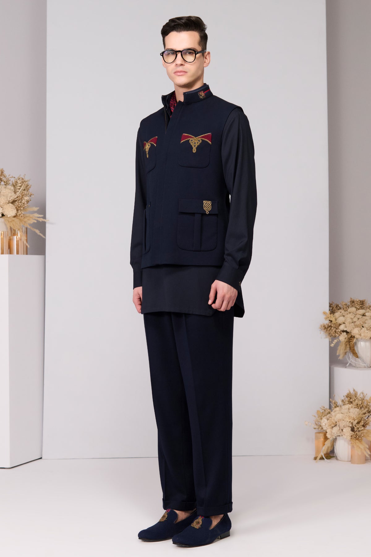 Crimson Crest Waistcoat