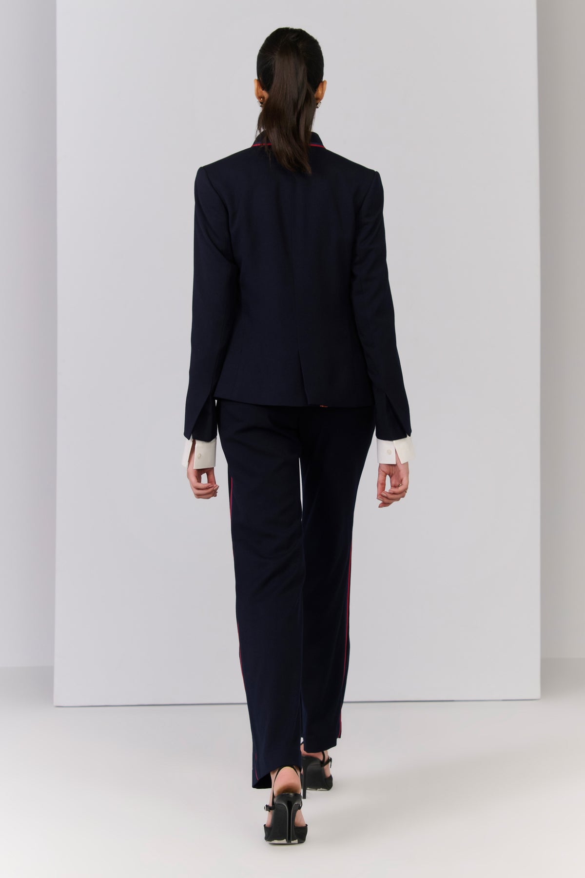 Signature Navy Jacket with Taping