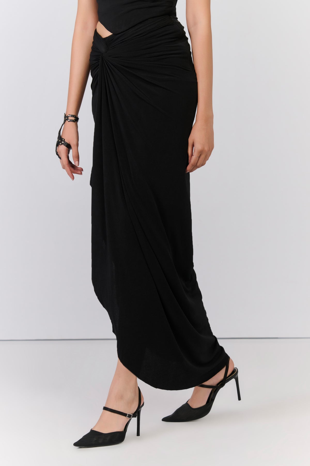Black Asymmetrical Skirt