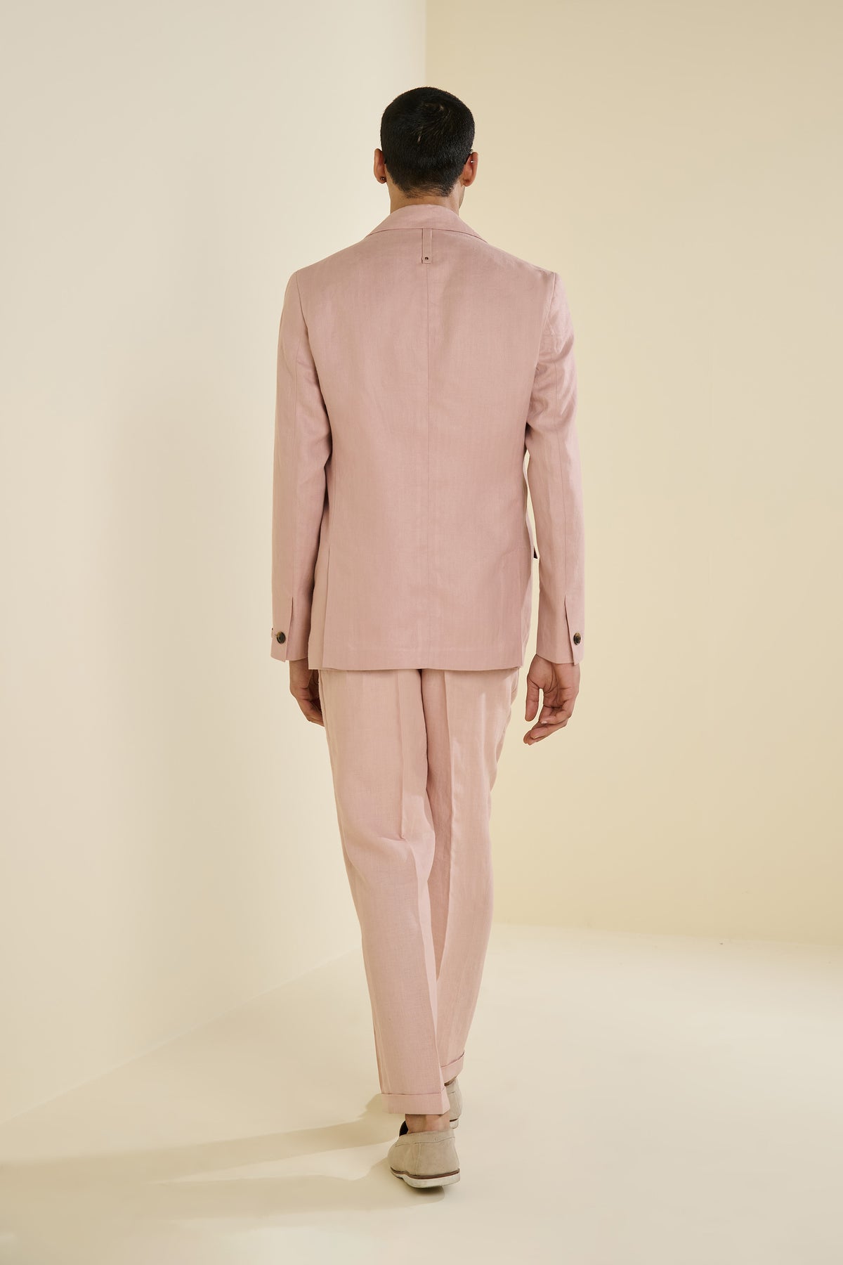 Pink Linen Jacket