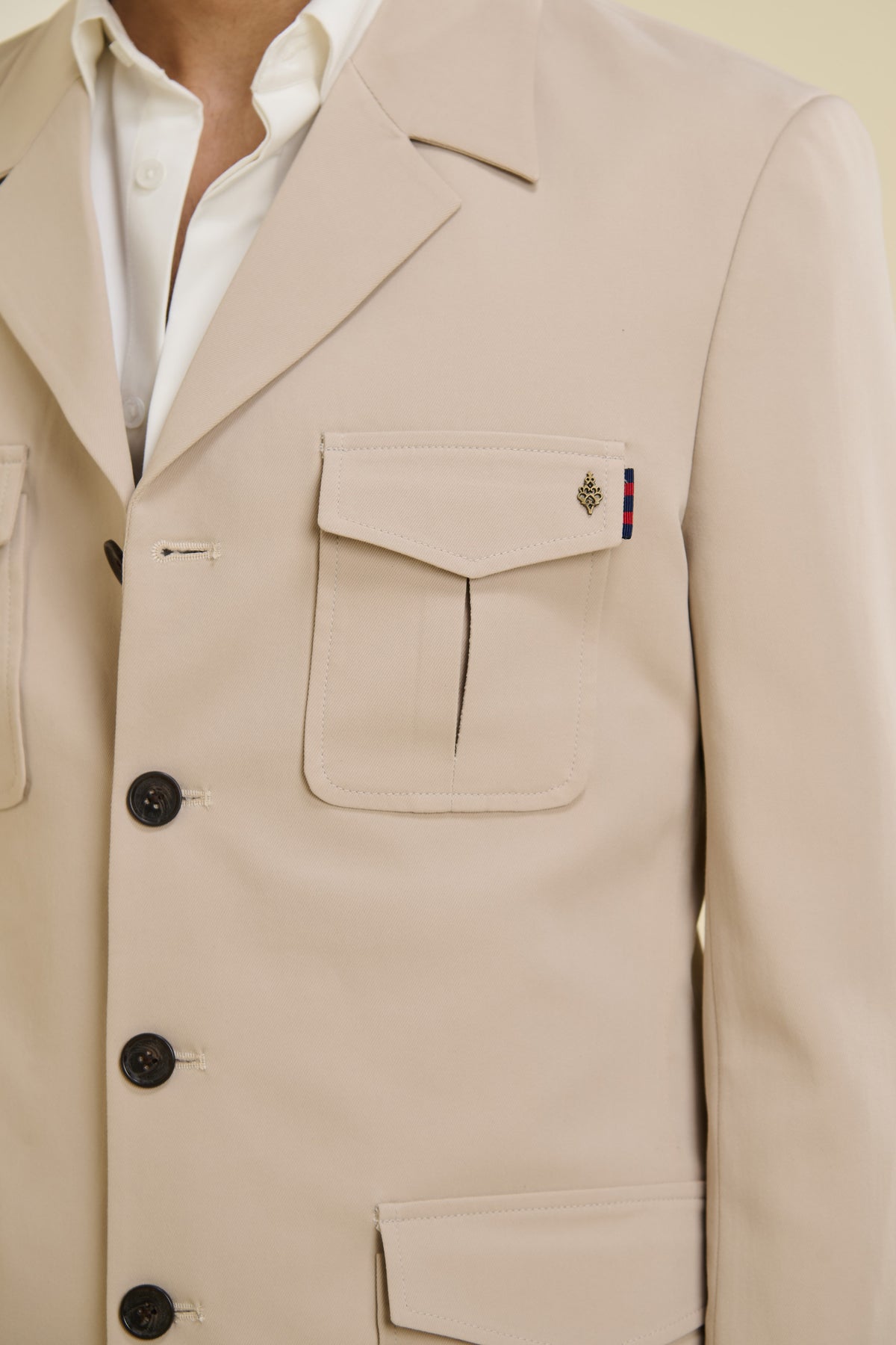 Beige Utility Jacket