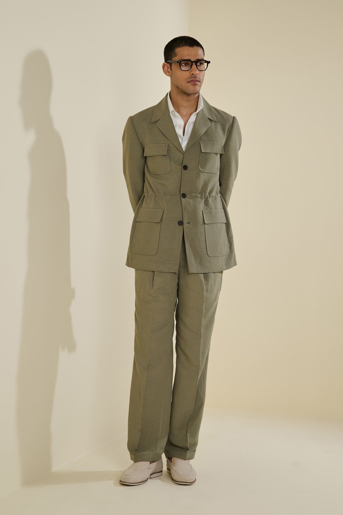 Randeep Hooda in Sage Linen Jacket