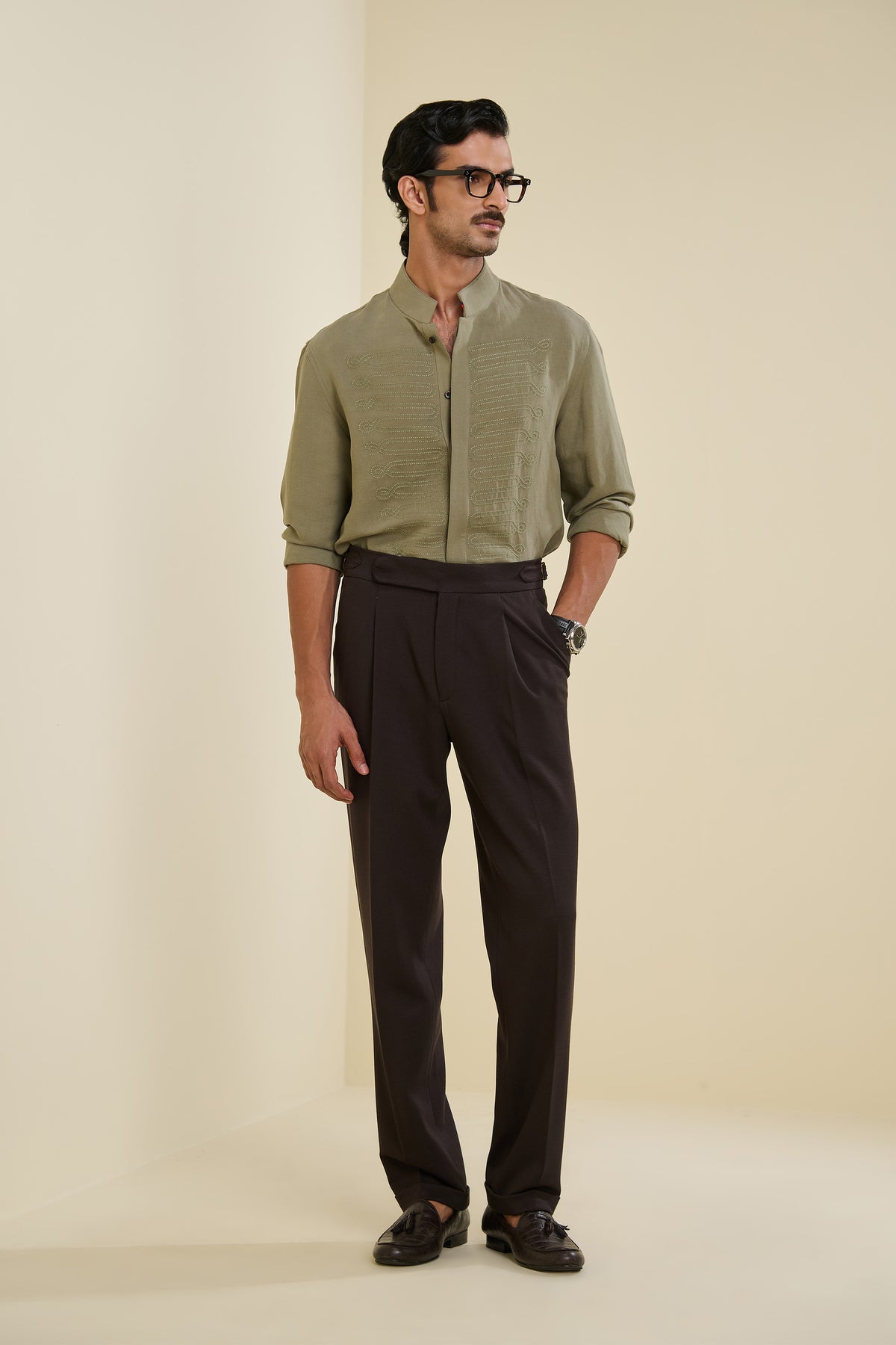 Sage Linen Shirt