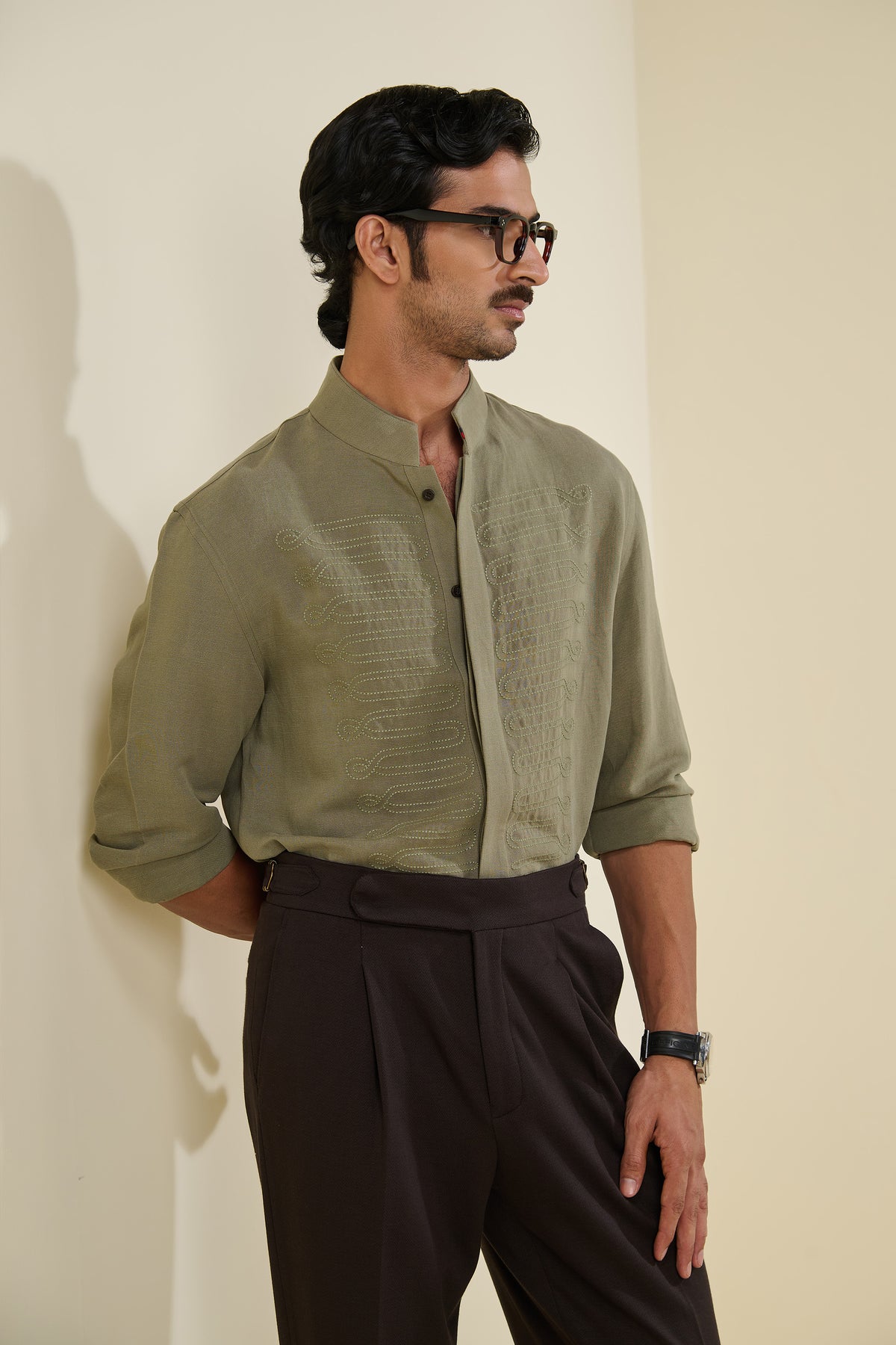 Sage Linen Shirt