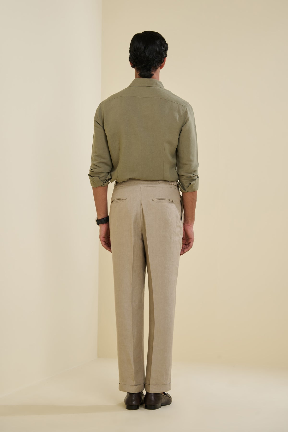 Sage Thread Detailed Shirt