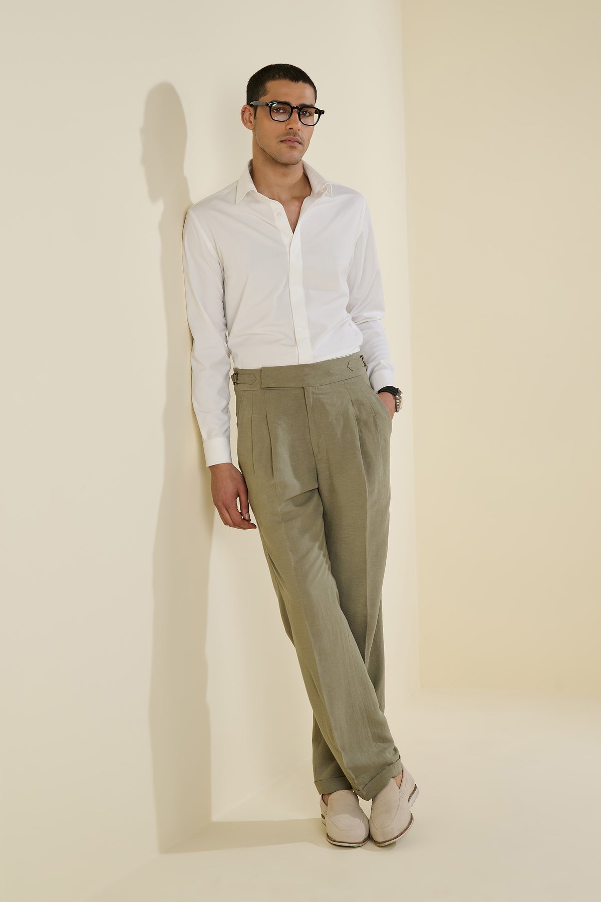 Sage Linen Trousers