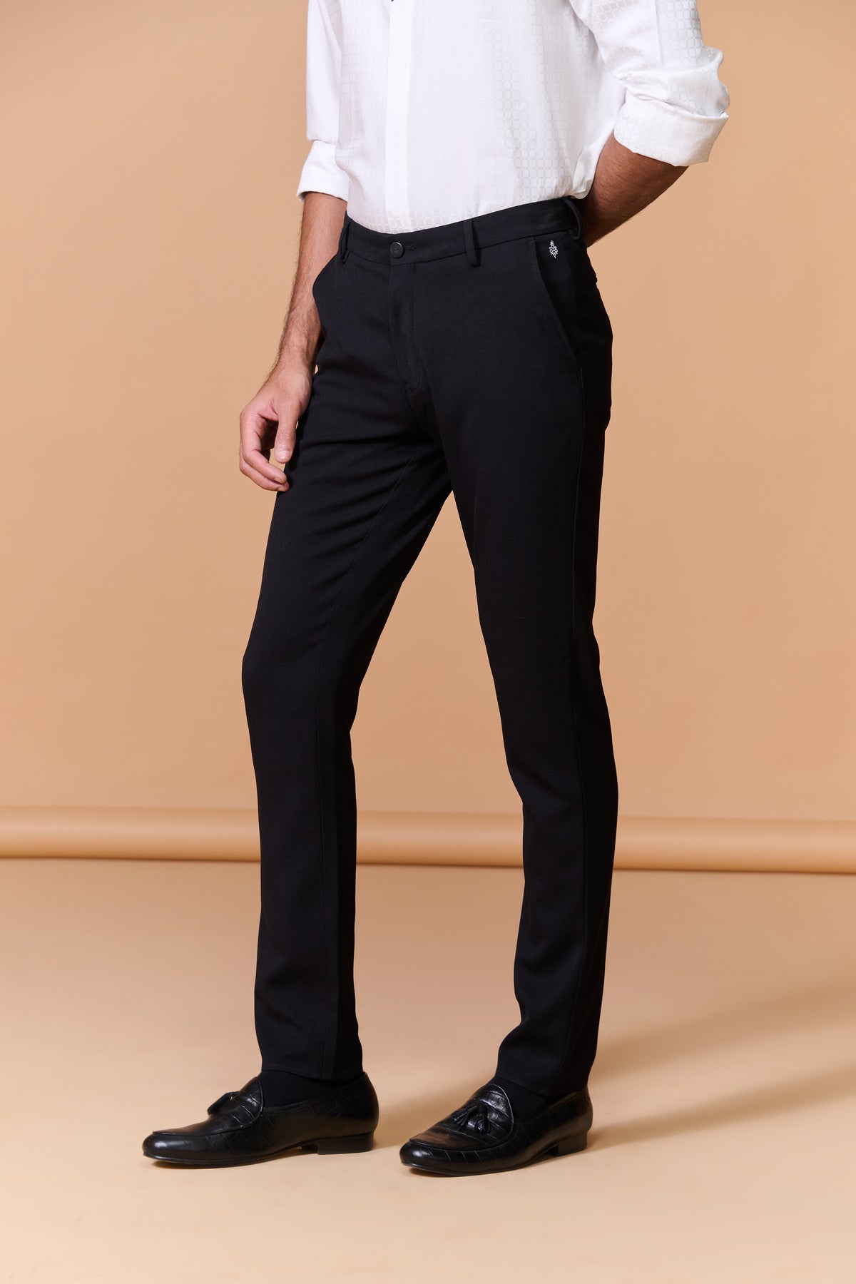 Black Classic Trousers