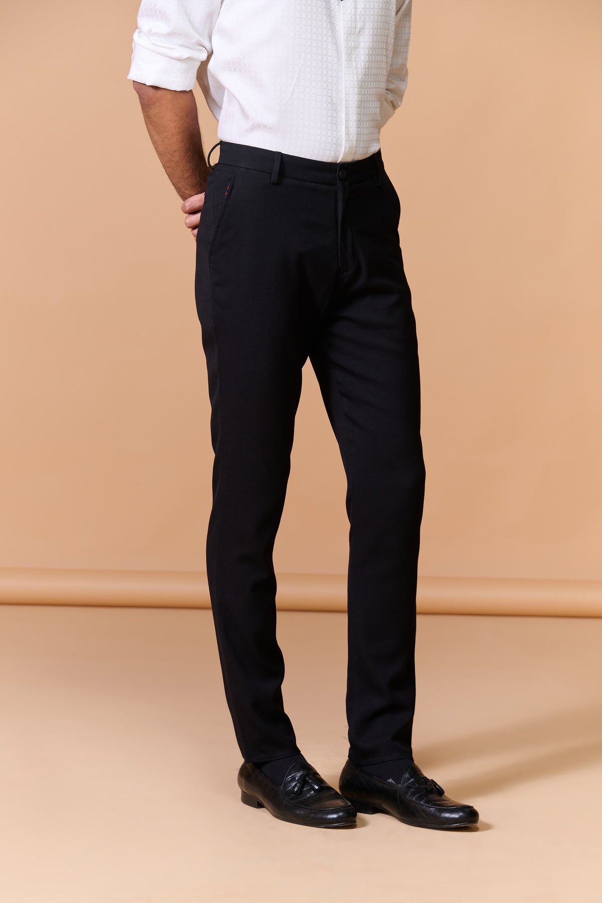 Black Classic Trousers