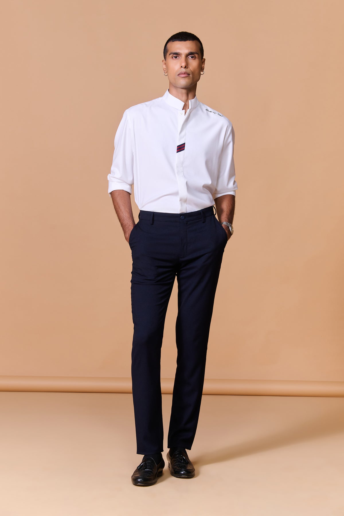 Navy Classic Trousers