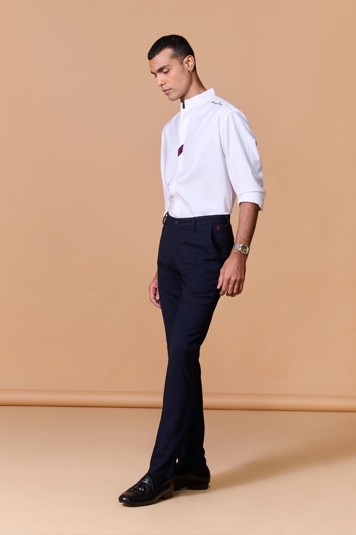 Navy Classic Trousers