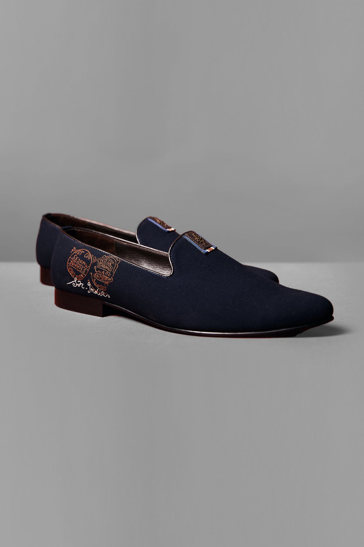 Navy Adamas Espadrilles
