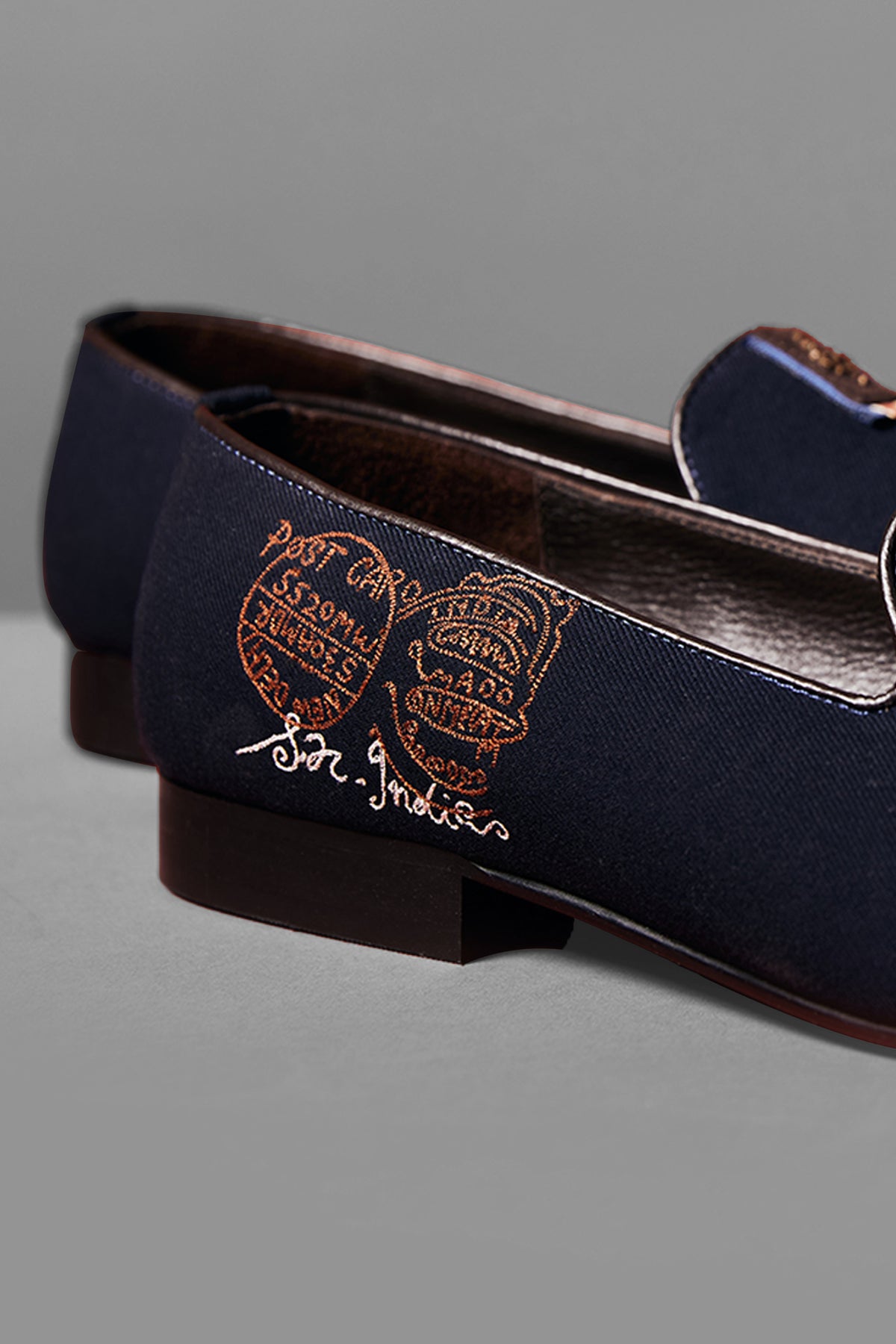 Navy Adamas Espadrilles