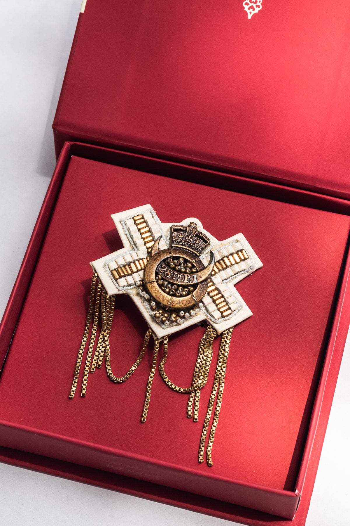 Criss Cross Brooch