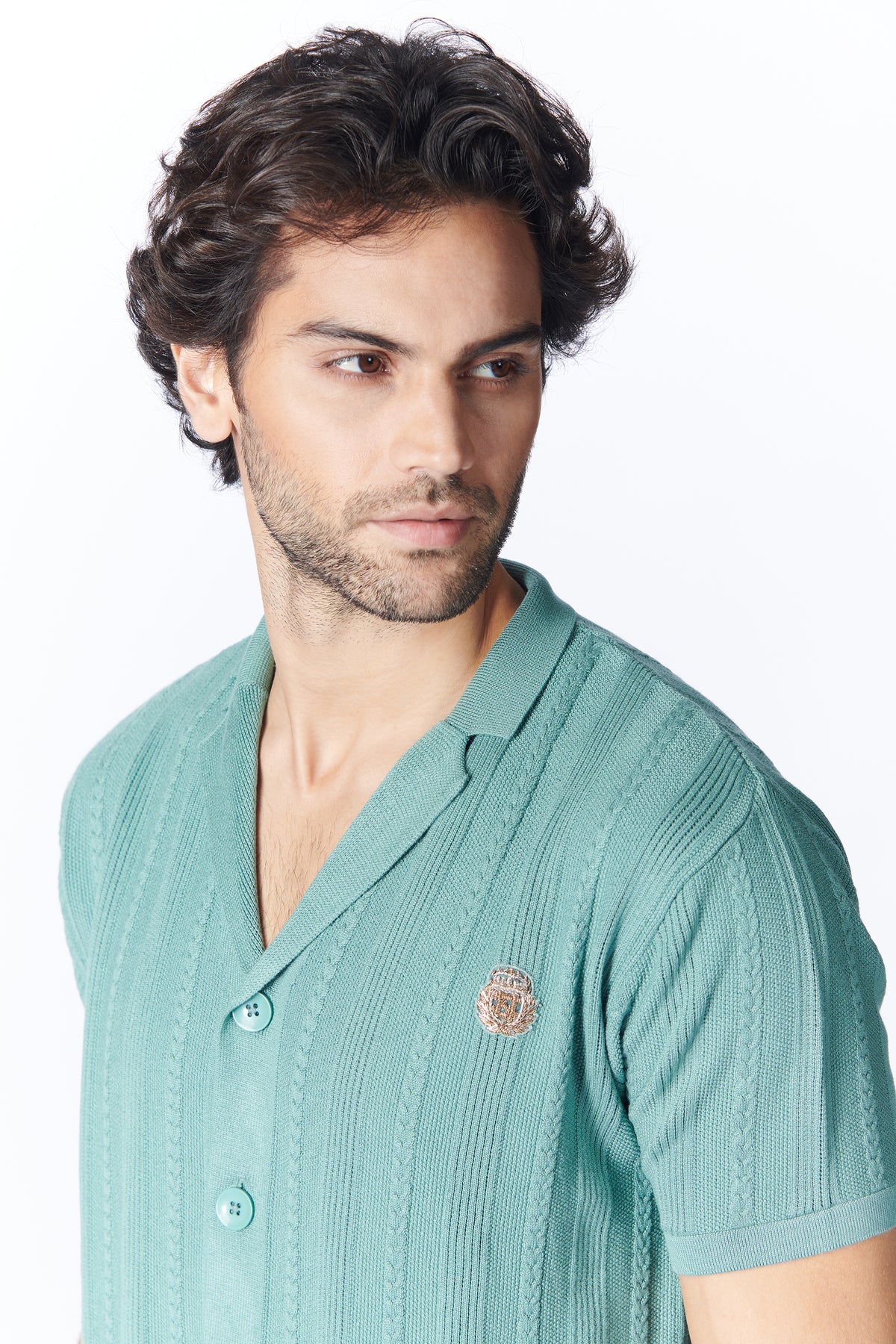 SNCC Moss Green Bowling Shirt