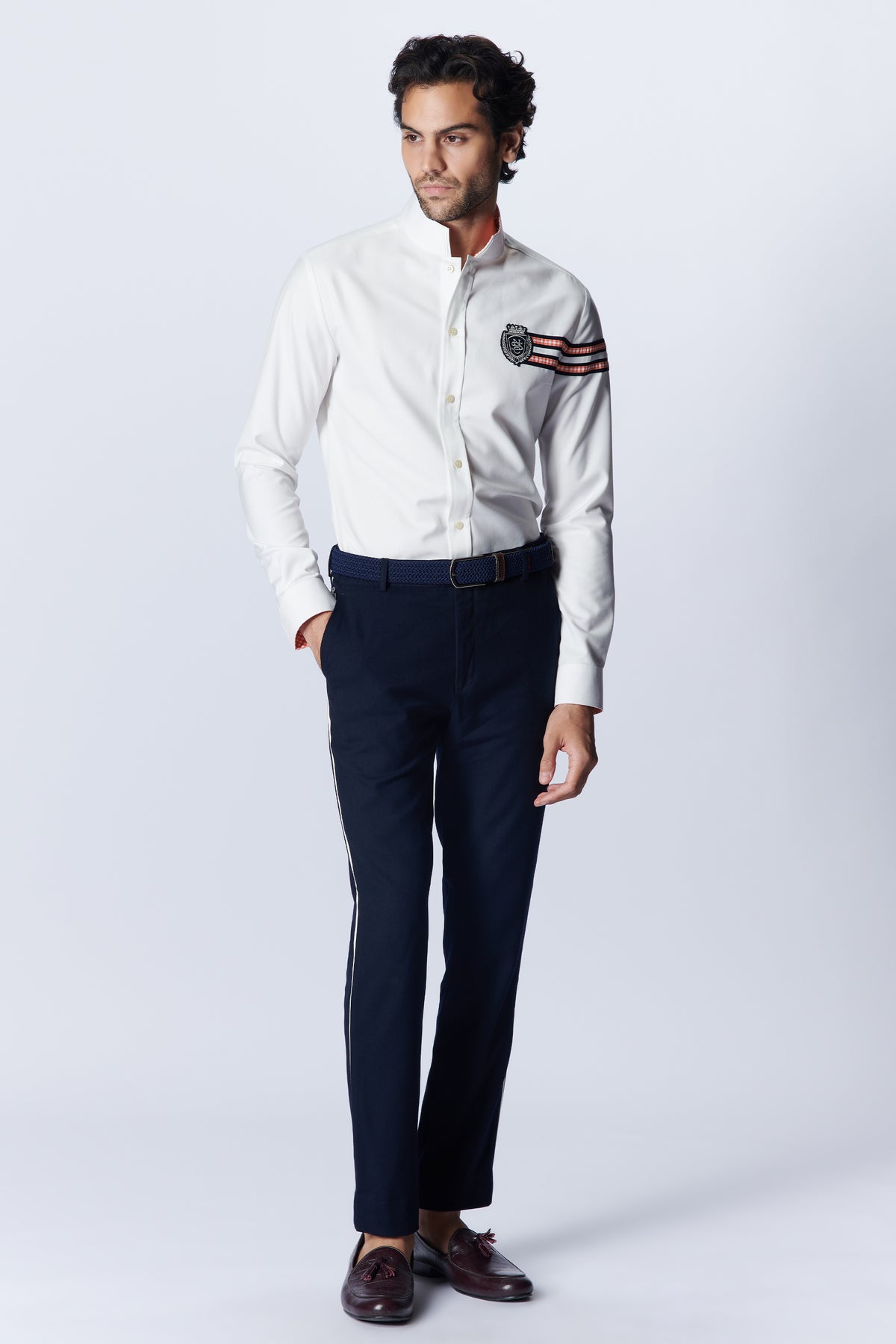 SNCC Band Collar Shirt