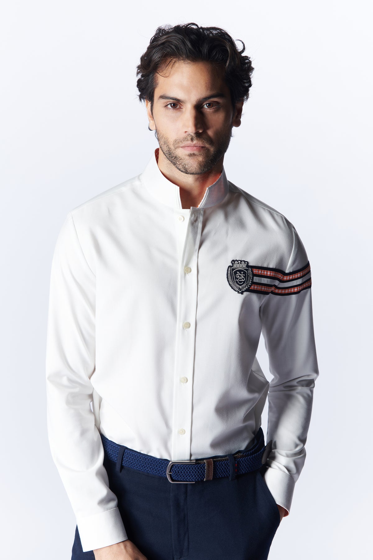 SNCC Band Collar Shirt
