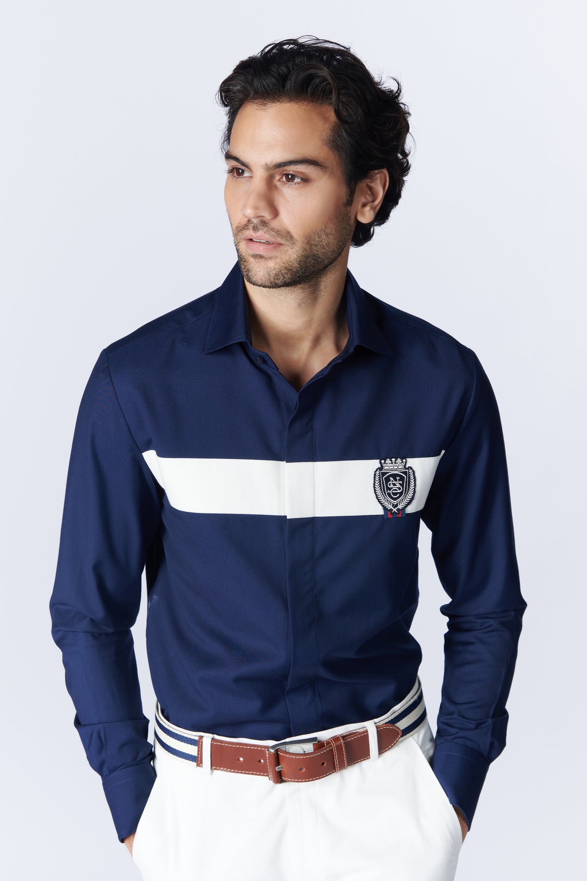 SNCC Navy Shirt with Engraved Panel