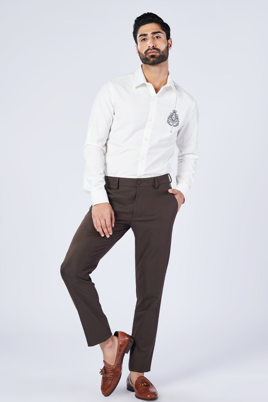 Choco Slim Fit Trousers