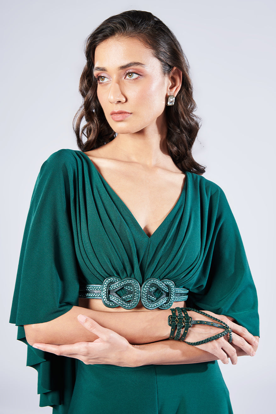 Draped Sleeve Top