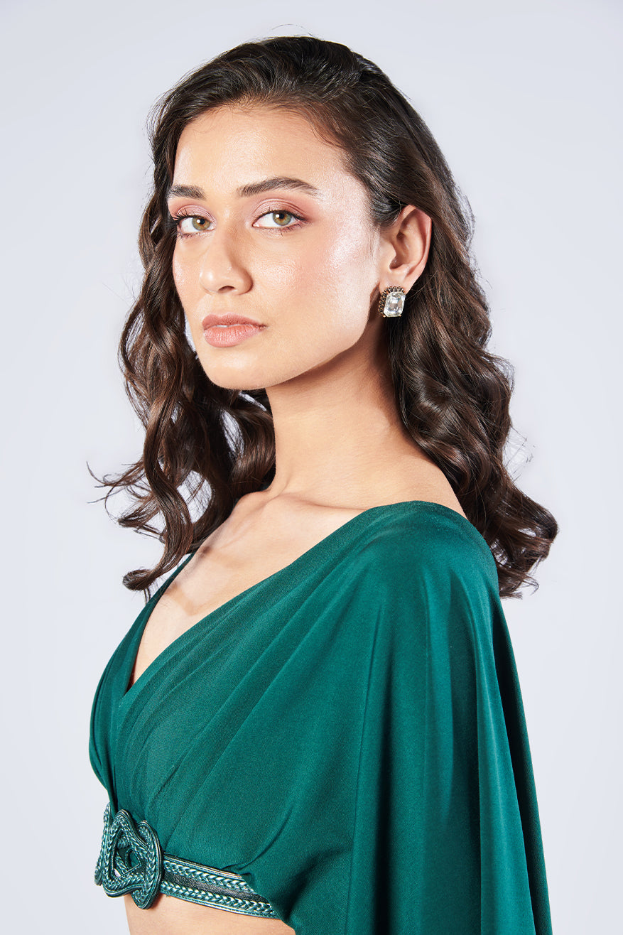 Draped Sleeve Top