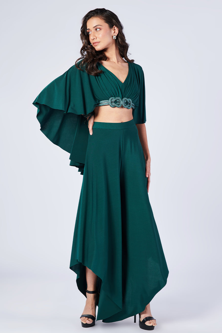 Draped Sleeve Top