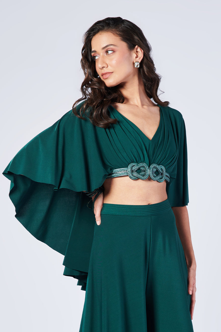Draped Sleeve Top