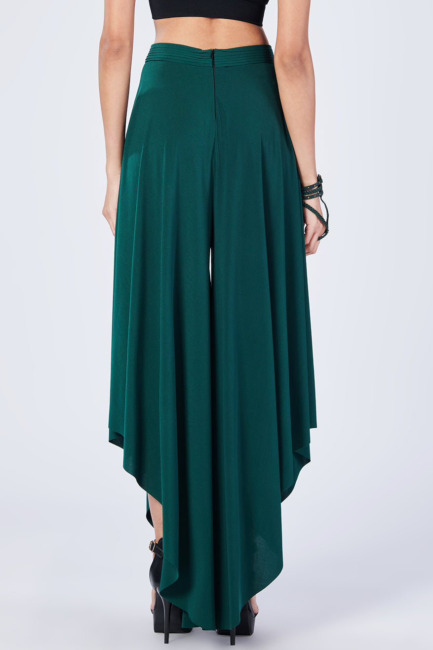 Asymmetrical Flared Trousers