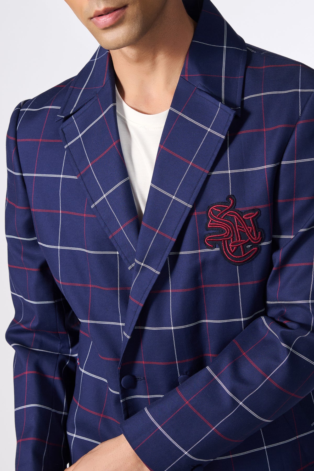 SNCC Double Breasted Check Jacket