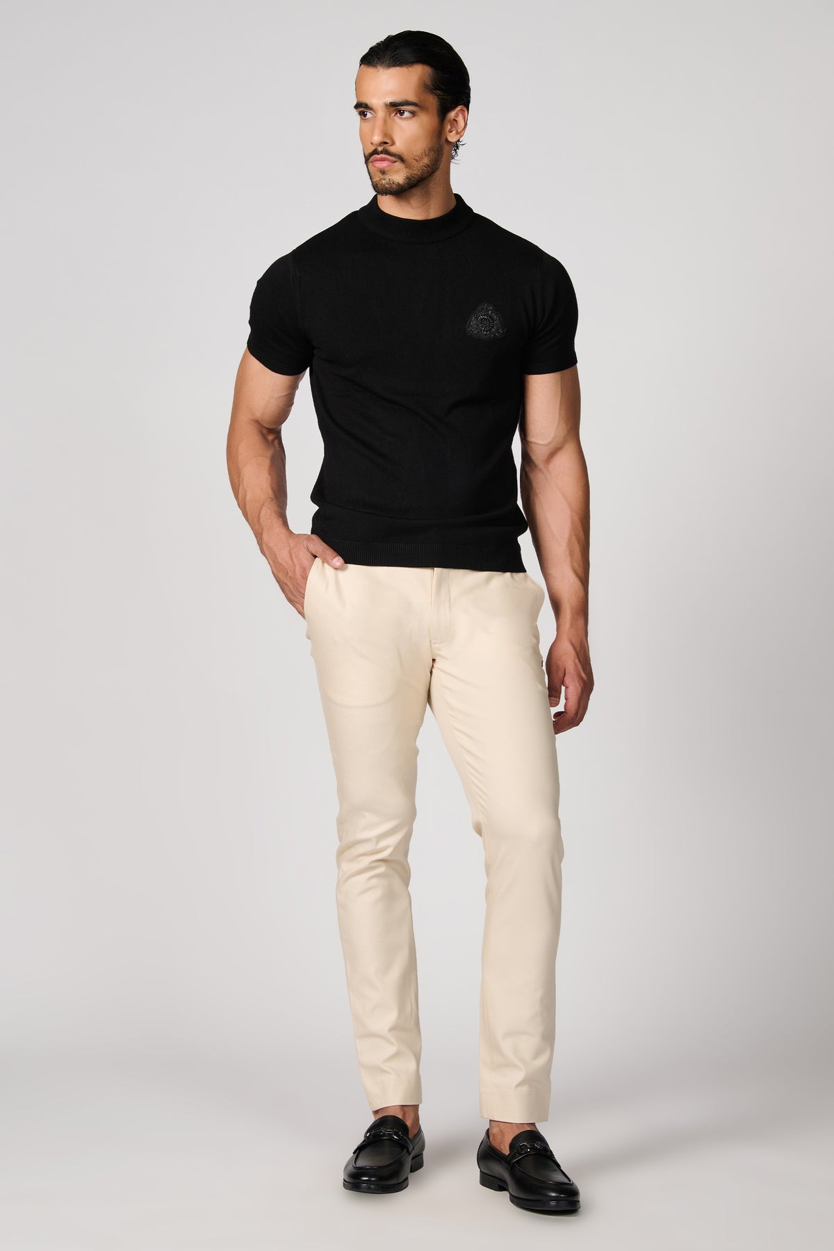 Black Knit T-shirt