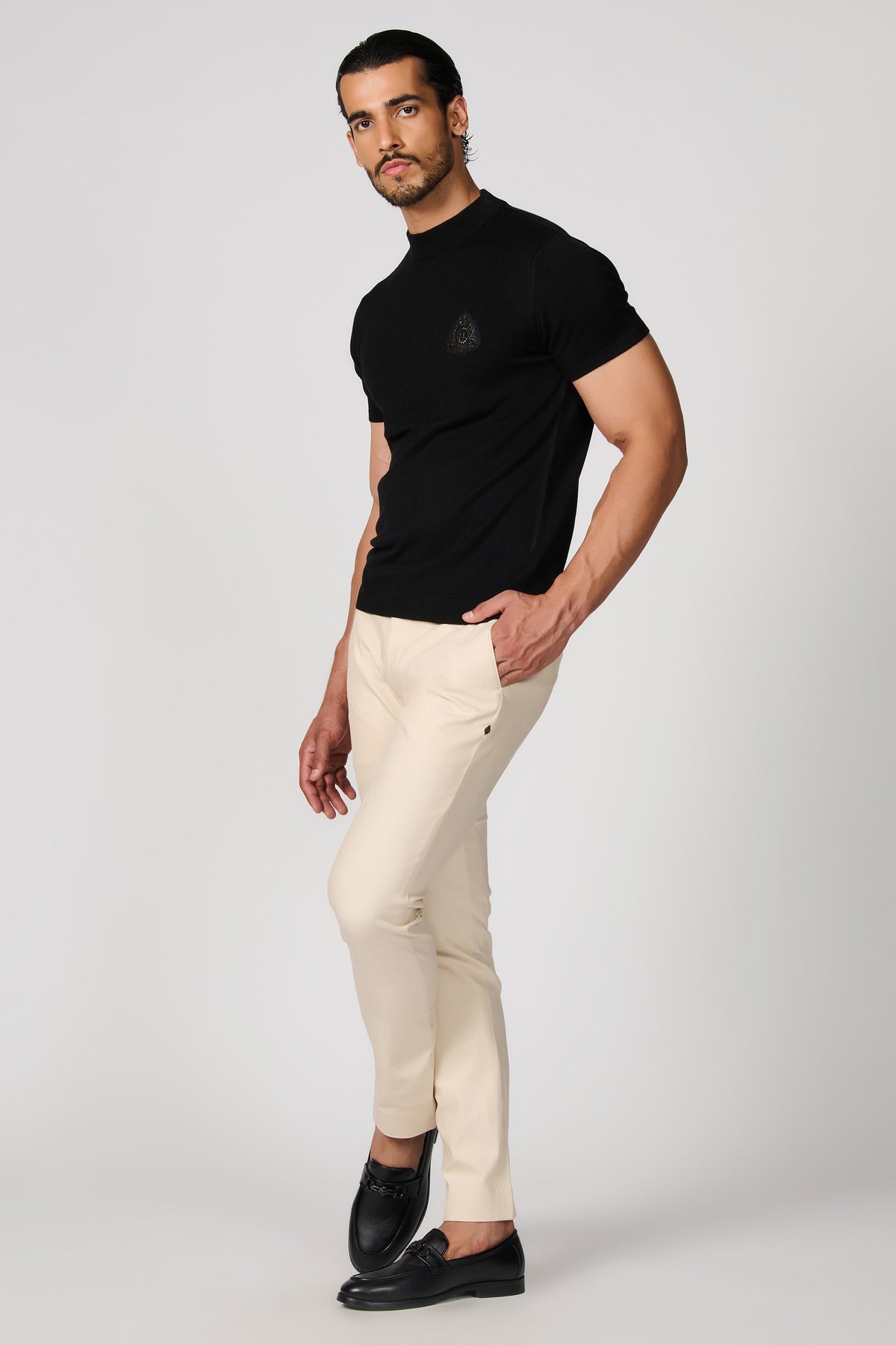 Black Knit T-shirt