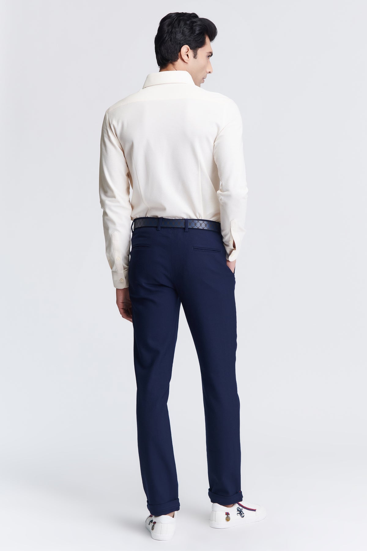 SNCC Off White Shirt with Batsman Logo