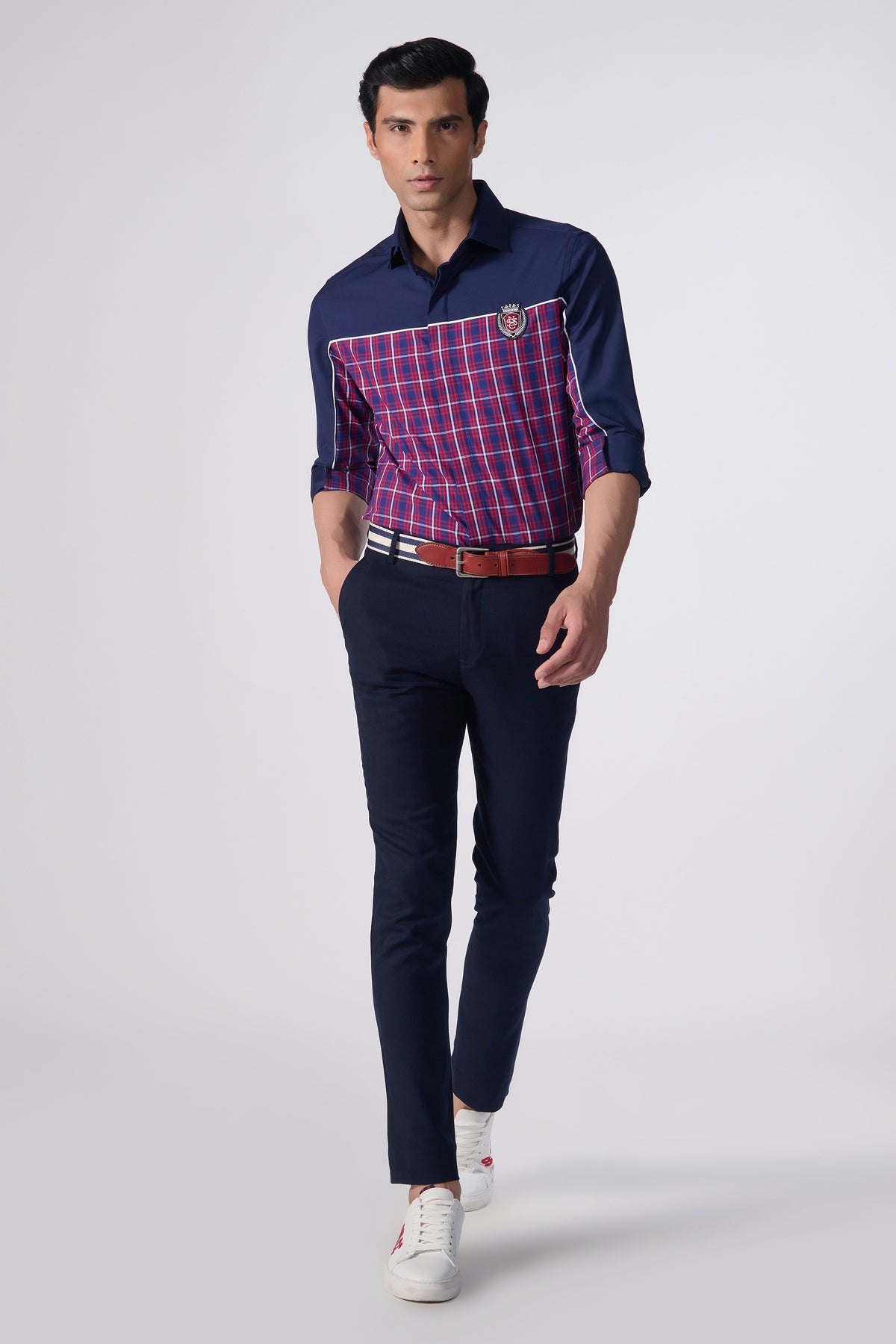SNCC Plaid Shirt with S&N Logo