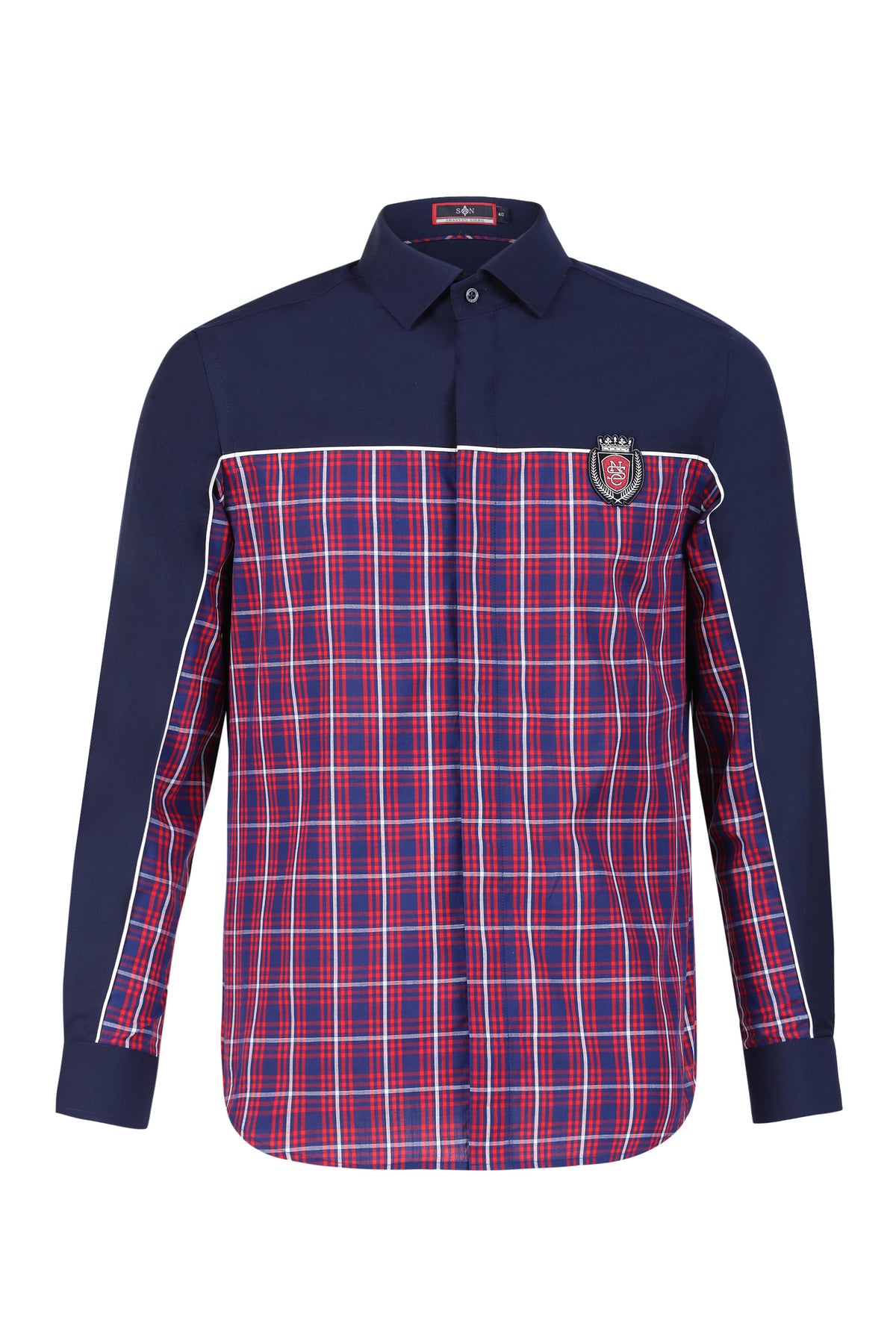 SNCC Plaid Shirt with S&N Logo