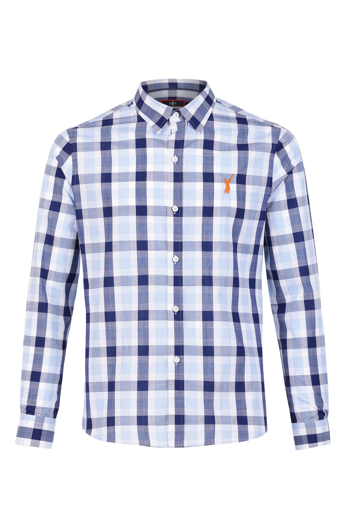 SNCC Plaid Shirt with Batsman Logo