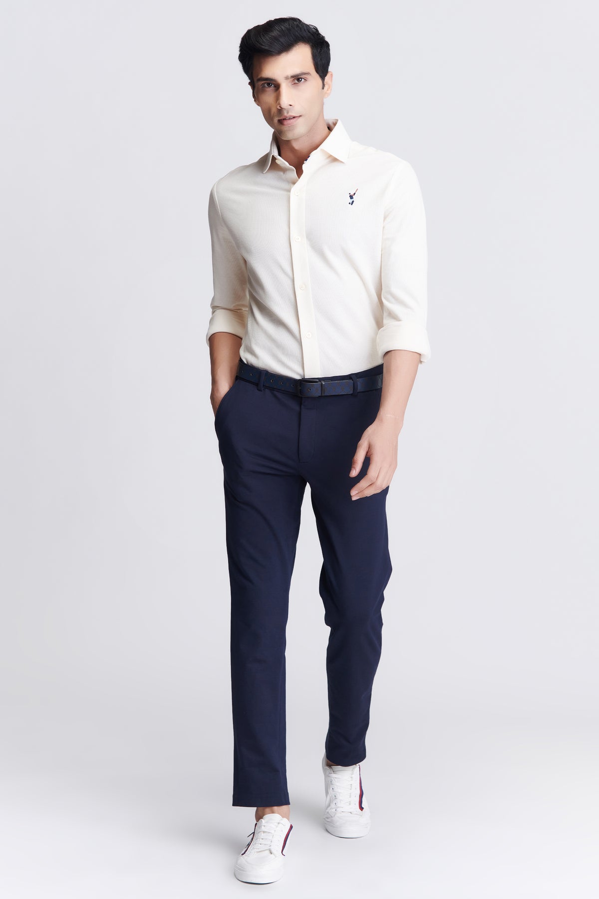 SNCC Navy Knitted Trousers