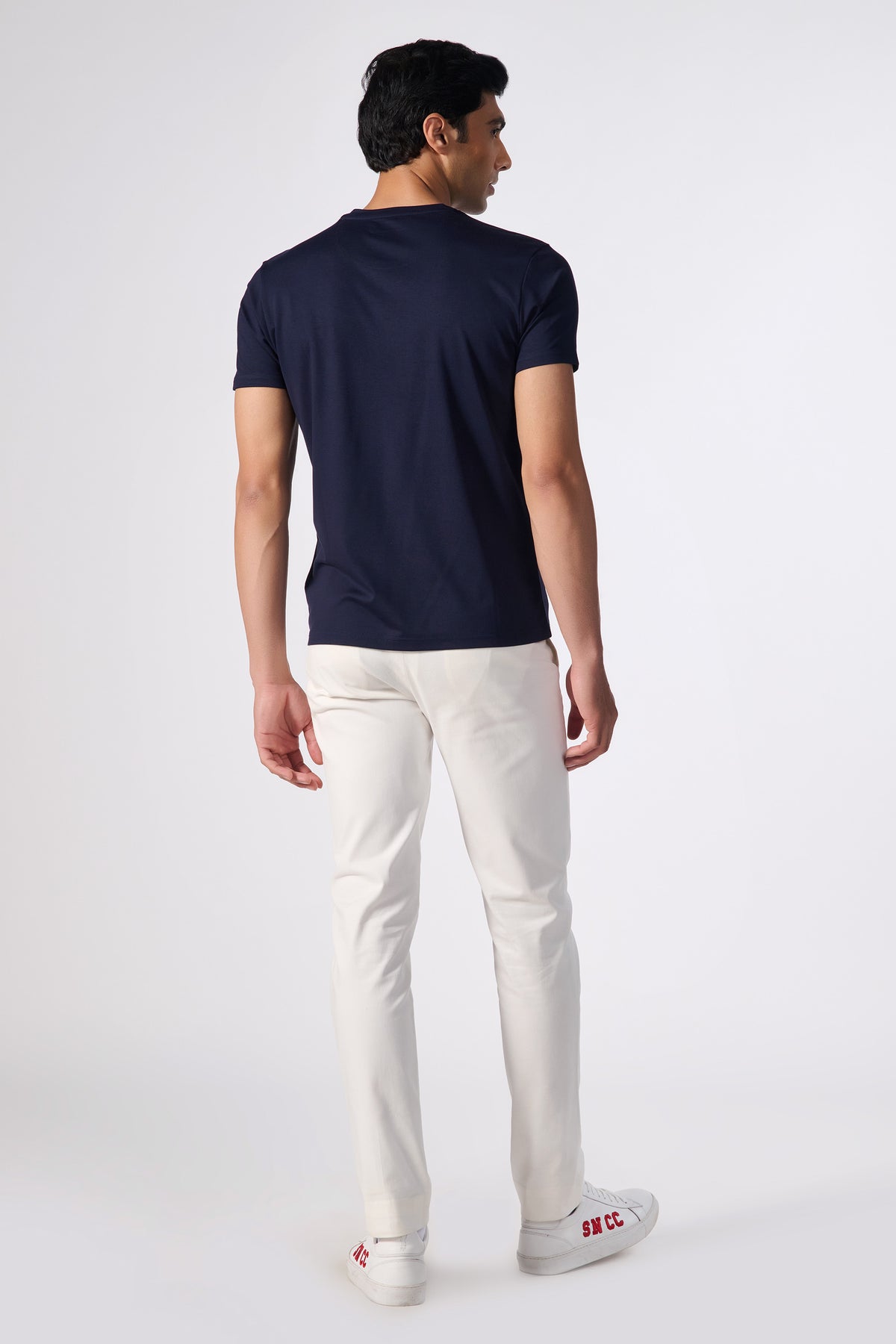 SNCC Navy Batsman Logo T-Shirt