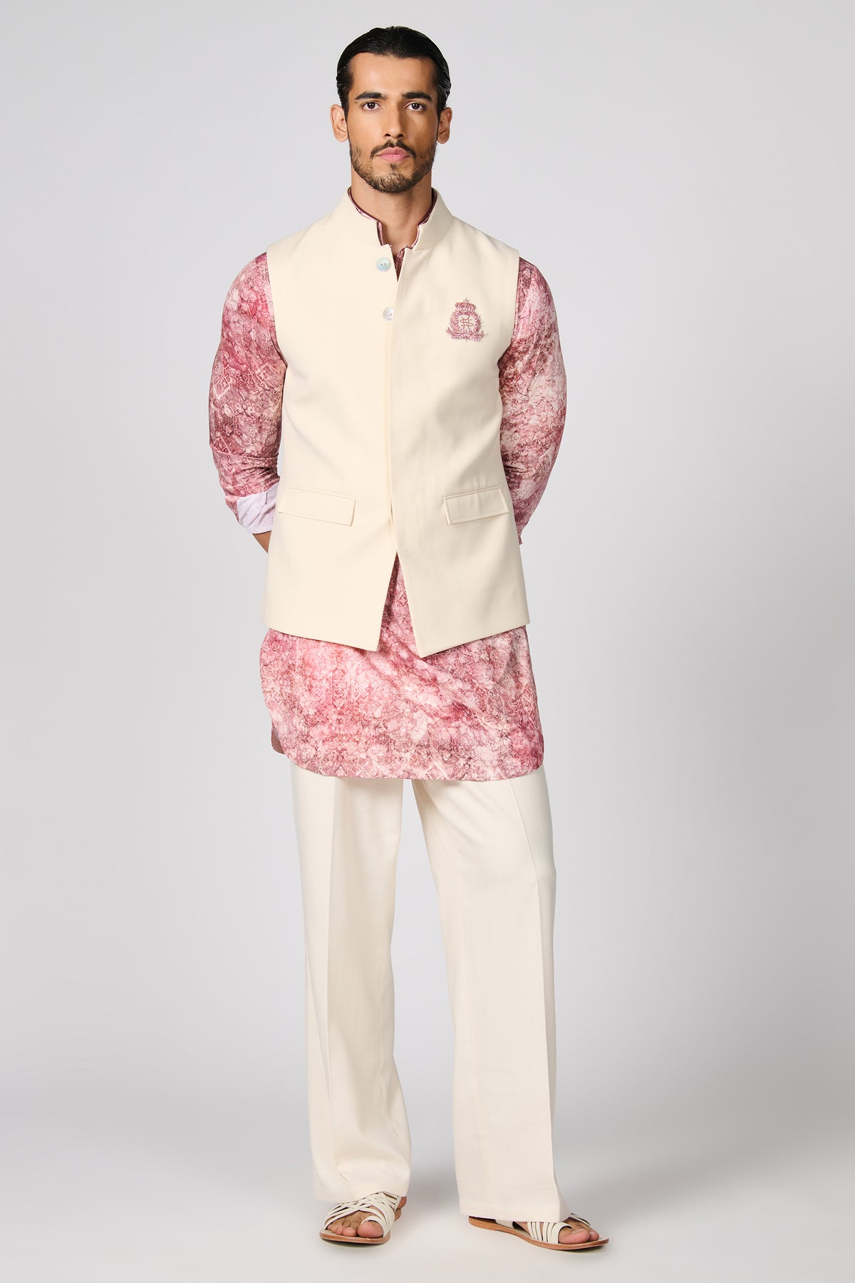Off-white Crested Waistcoat