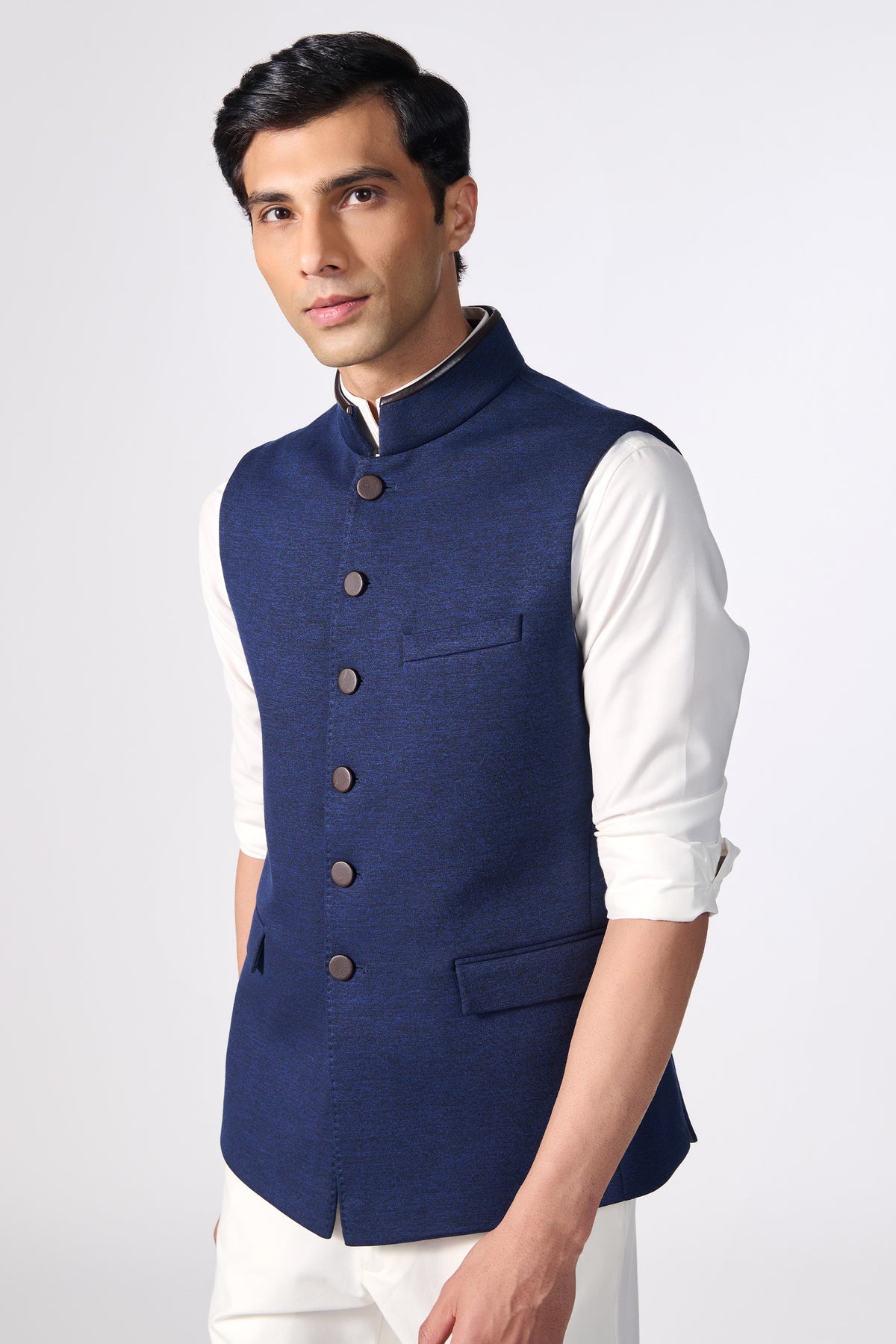Navy Waistcoat