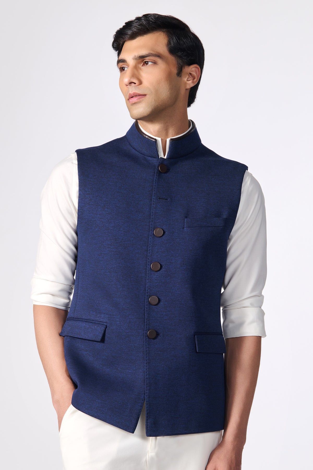 Navy Waistcoat