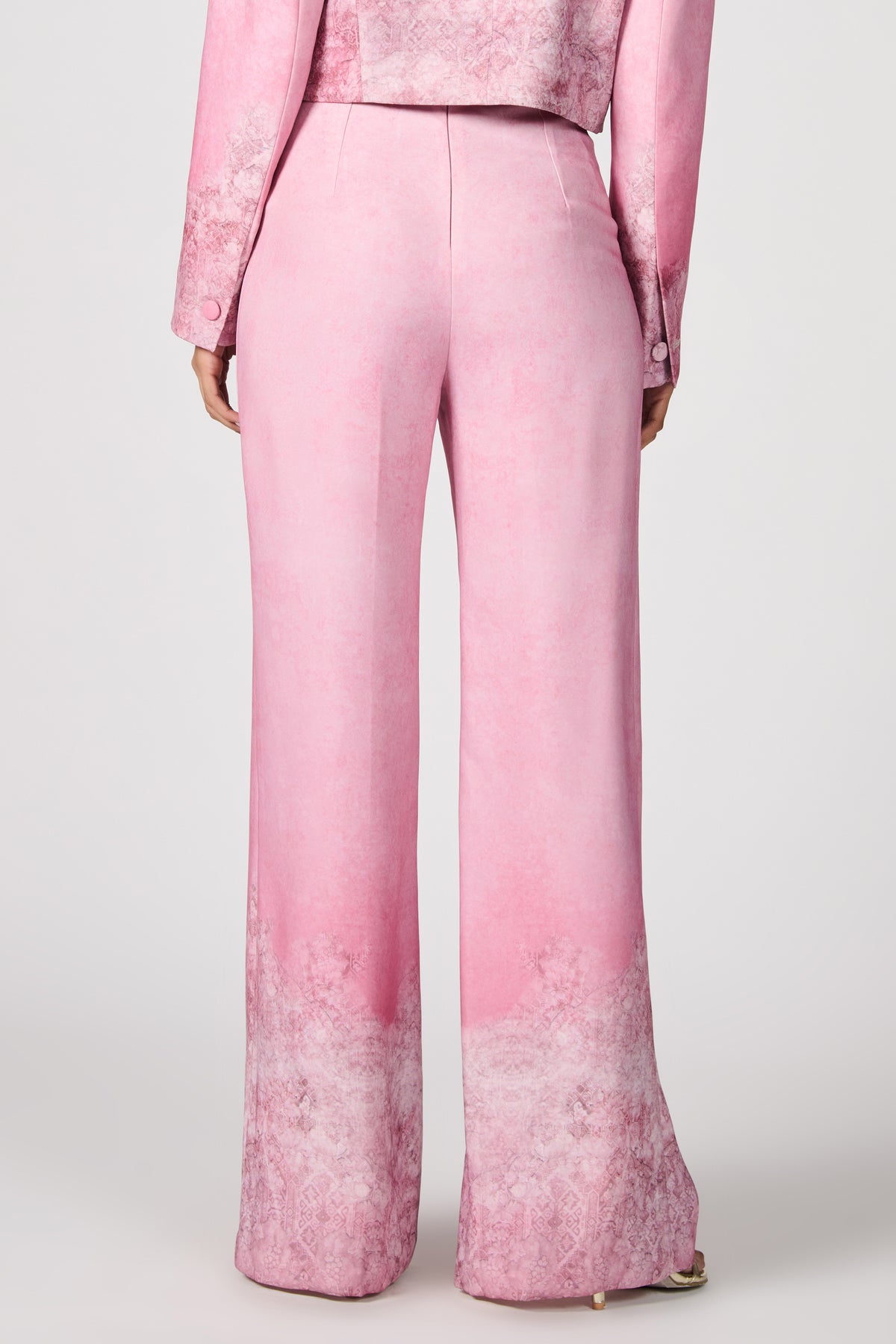 Printed Flared Trousers