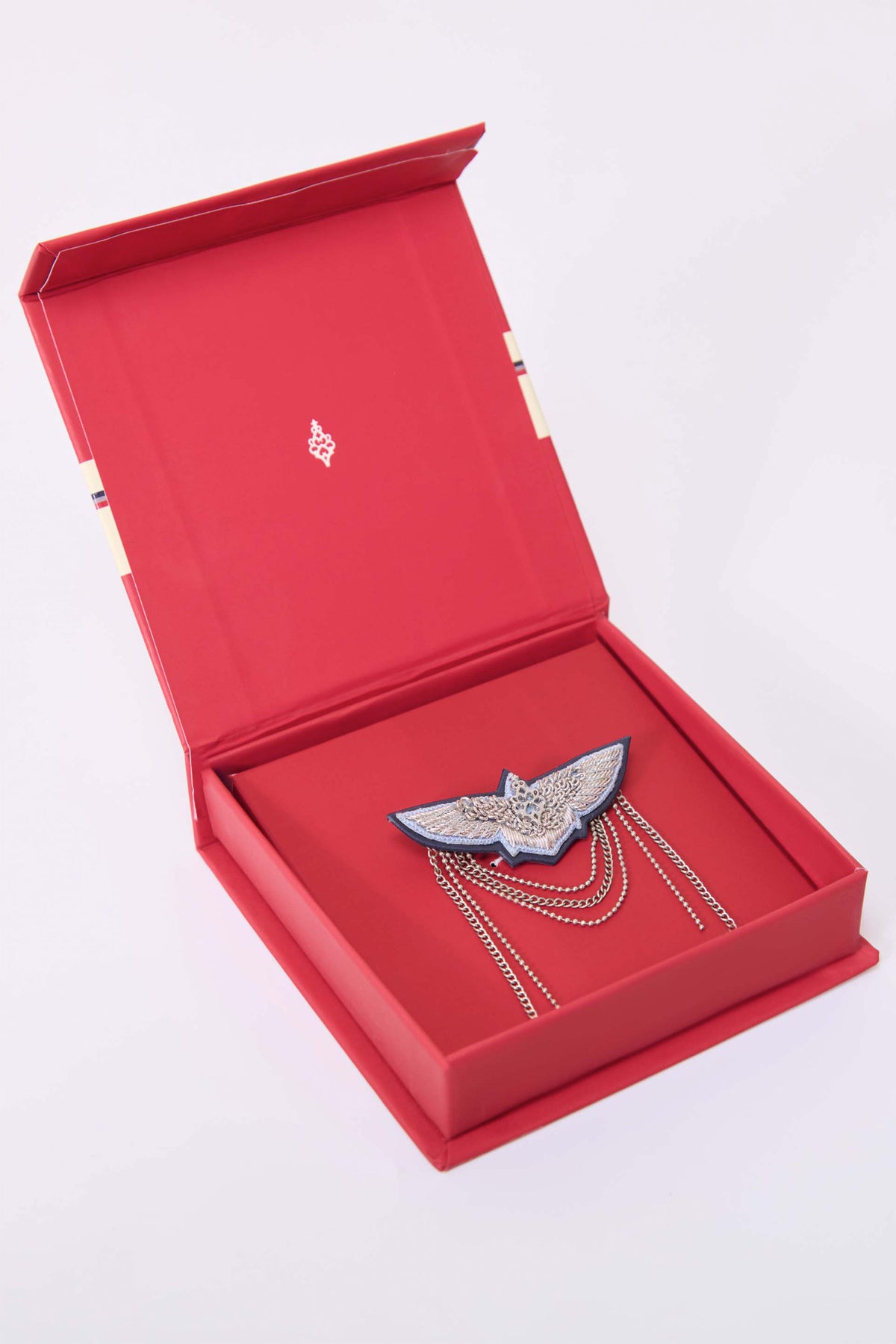 Light Blue Eagle Brooch