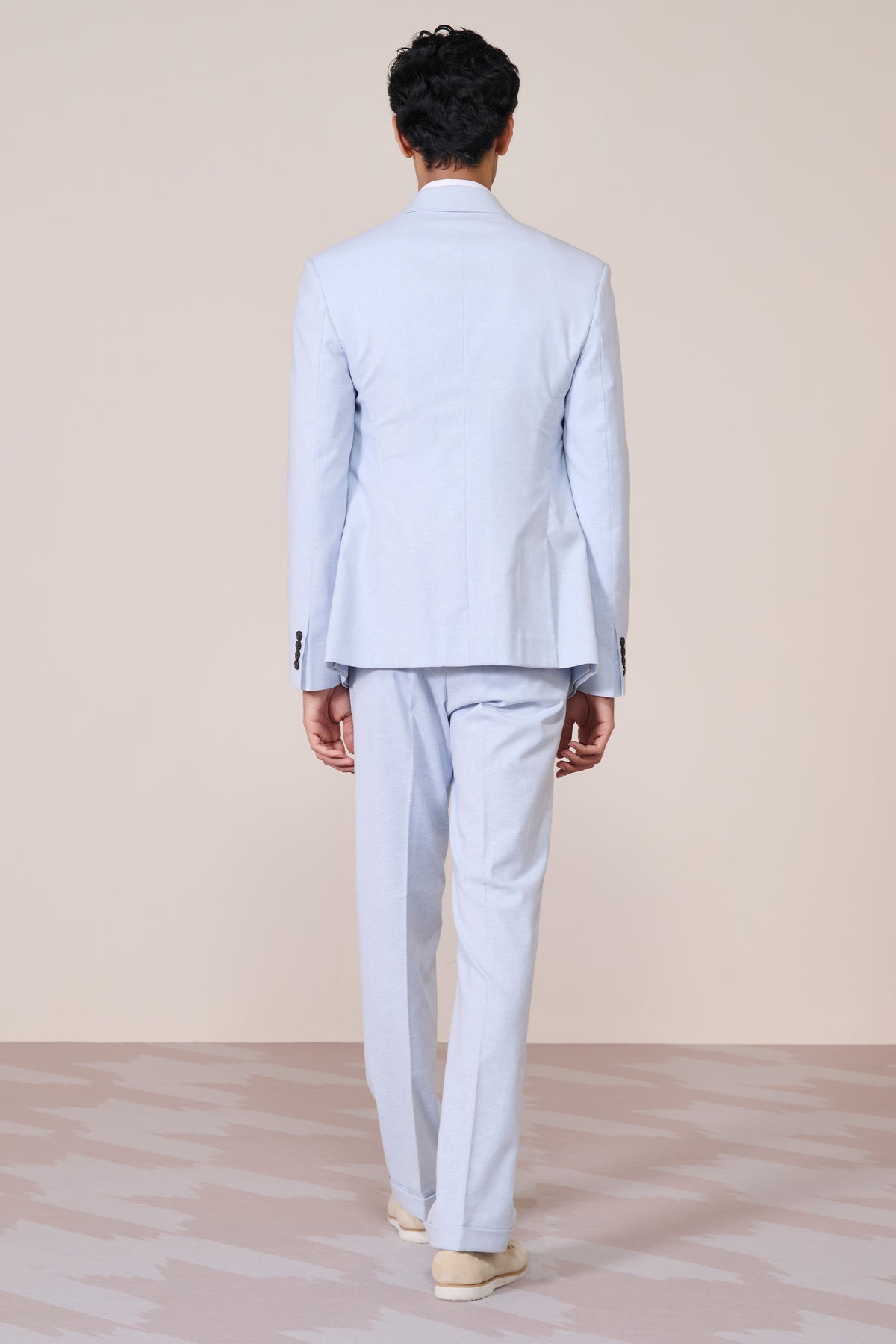 Light Blue Linen Jacket