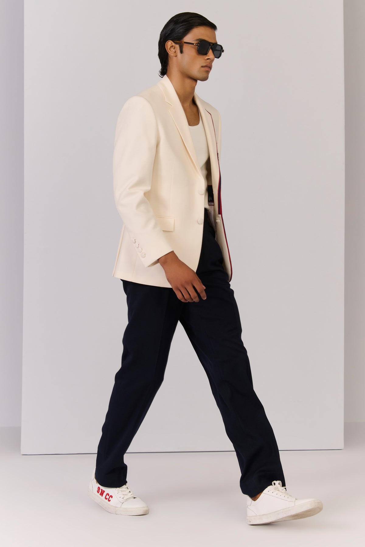 SNCC Off white Jacket with crest