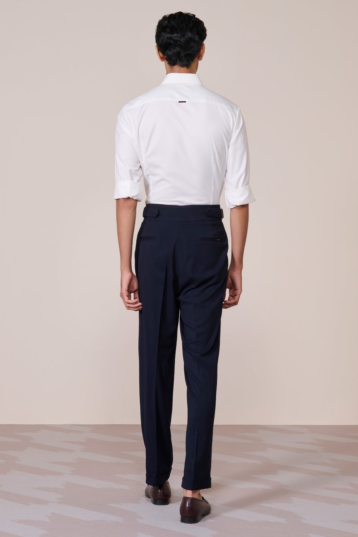Signature Off White Shirt with Embroidered Crest