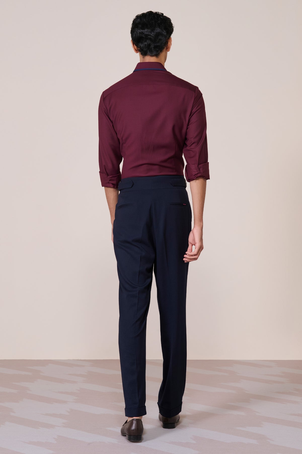 Concealed Placket Cherry Shirt