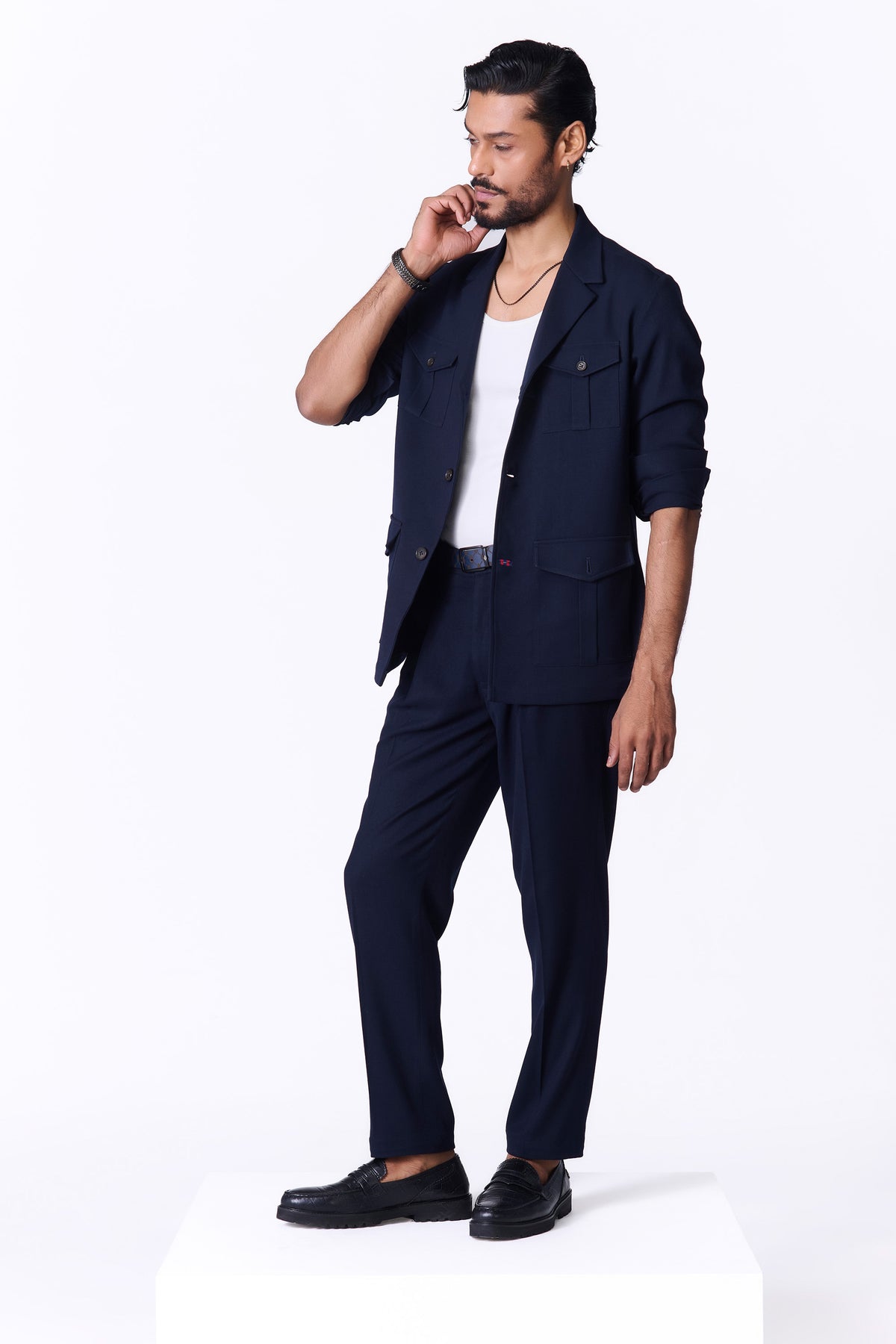 Navy Utility Shacket