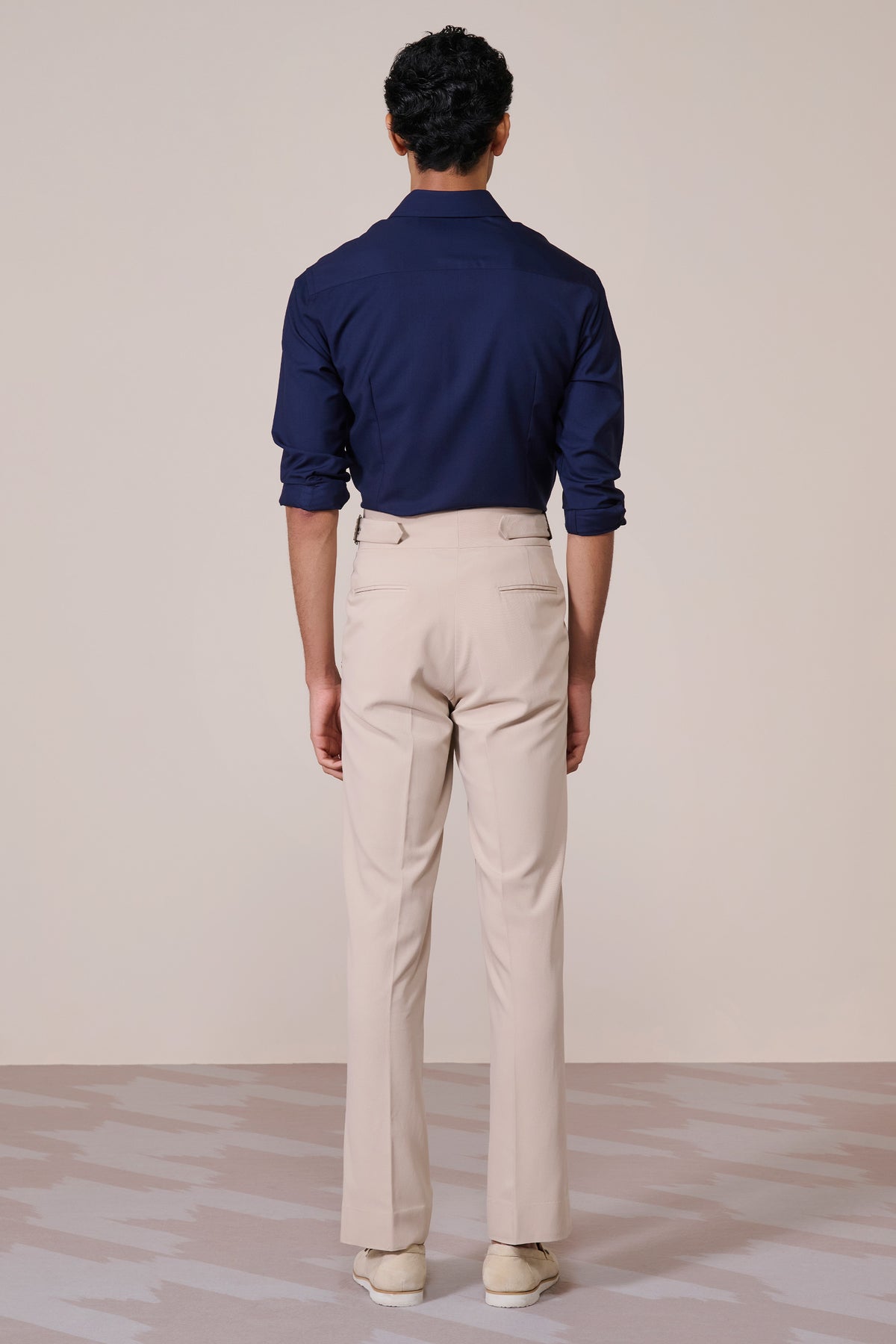 Navy Eagle Embroidered Shirt