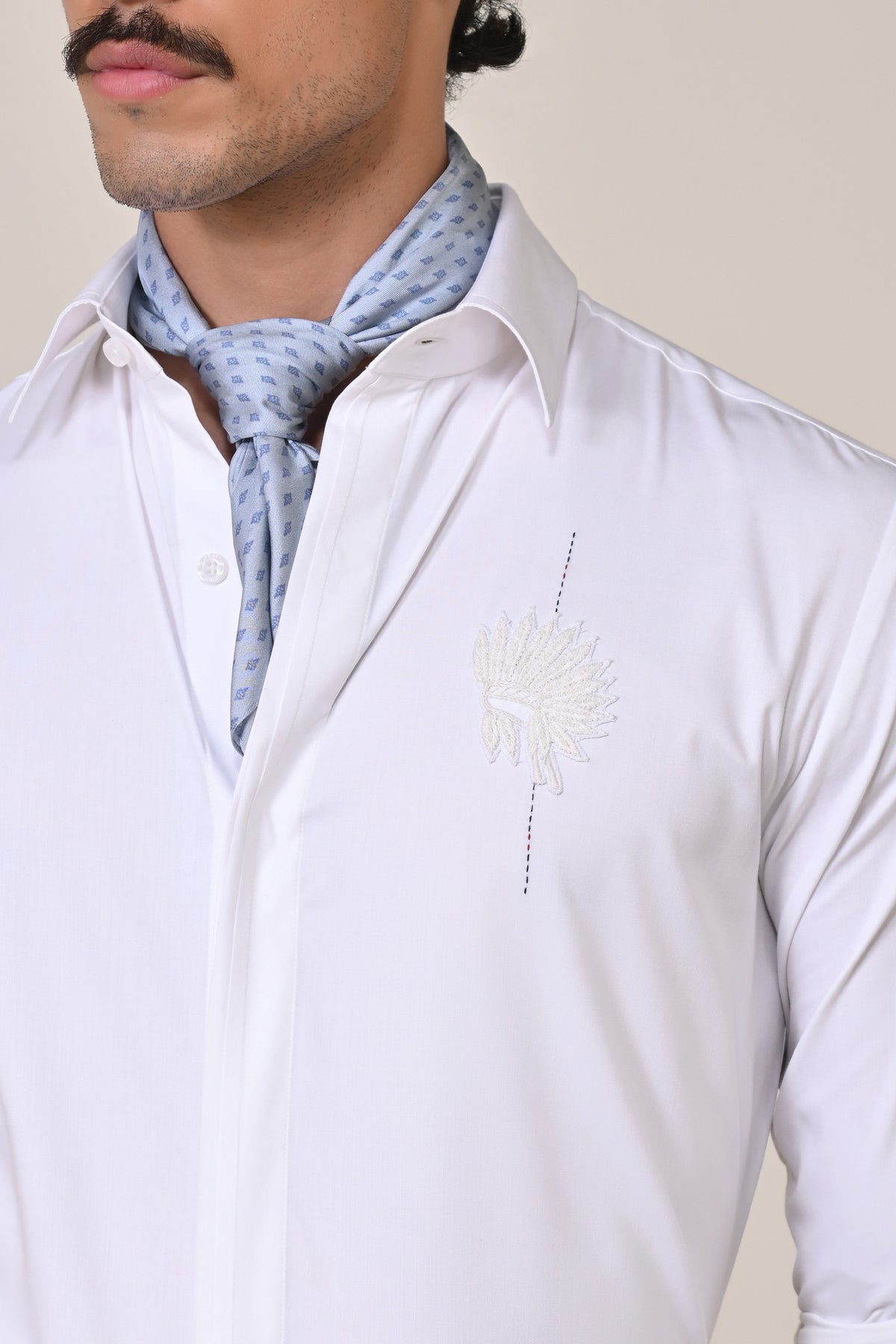 Off White Eagle Crested Shirt