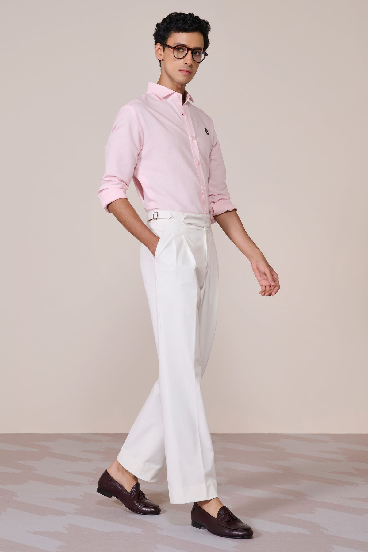 Pink Linen Shirt